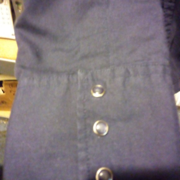 2 SZ XL HIGH NOON VINTAGE 90'S WESTERN LS SHIRTS PATRIOTIC THEMES - Picture 2 of 9